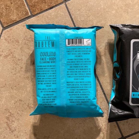 The Nobleman Cooling Wipes 2 pack - Picture 3 of 3